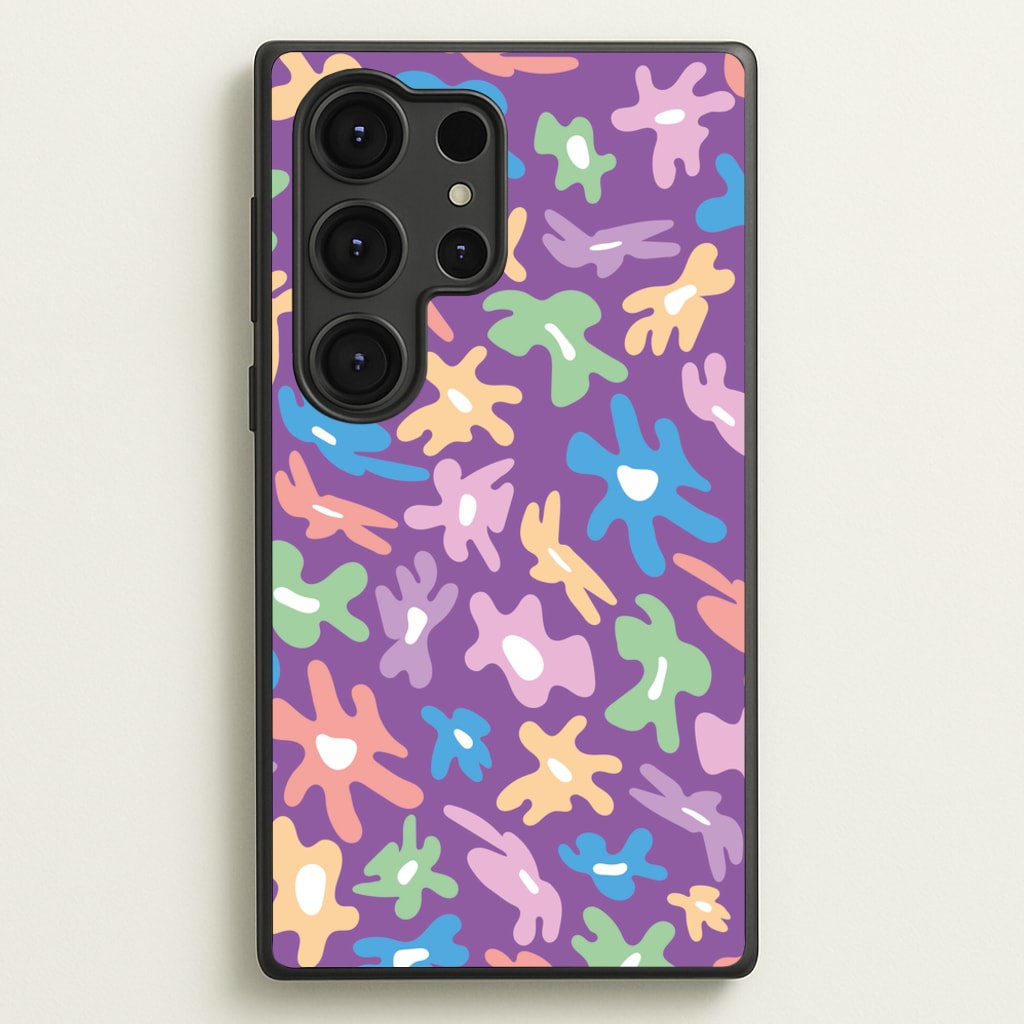Abstract Flowers- Floral Patterns - Floral Patterns Phone Case for Galaxy S25 Ultra