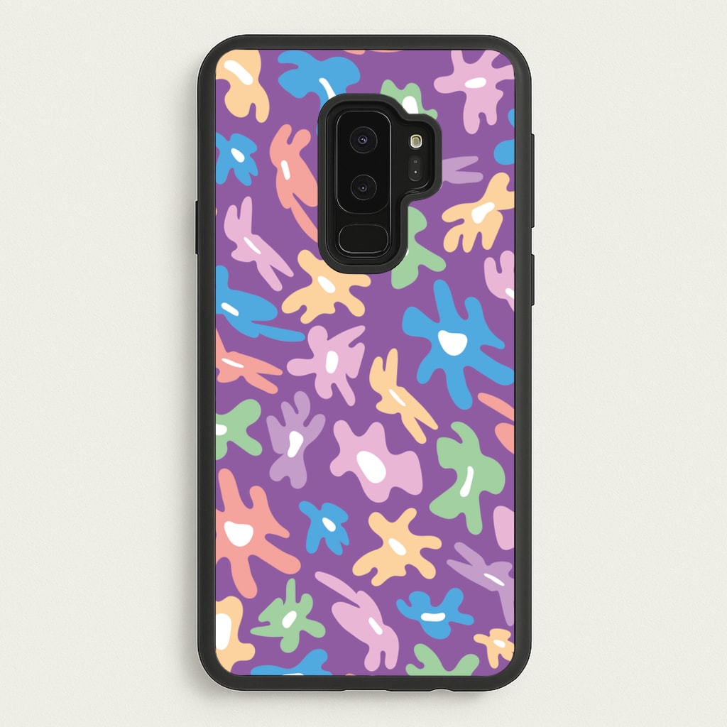 Abstract Flowers- Floral Patterns - Floral Patterns Phone Case for Galaxy S9 Plus