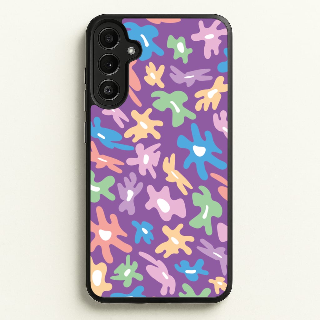 Abstract Flowers- Floral Patterns - Floral Patterns Phone Case for Galaxy A36