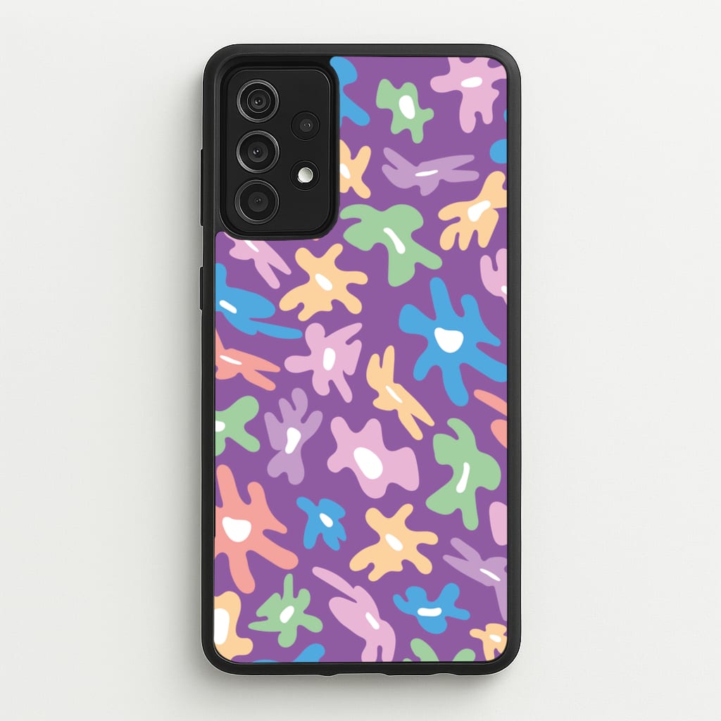 Abstract Flowers- Floral Patterns - Floral Patterns Phone Case for Galaxy A52 / A52s