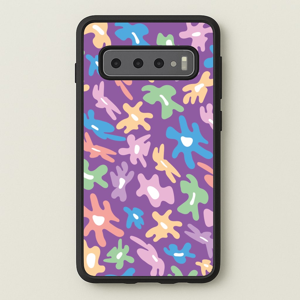 Abstract Flowers- Floral Patterns - Floral Patterns Phone Case for Galaxy S10 Plus