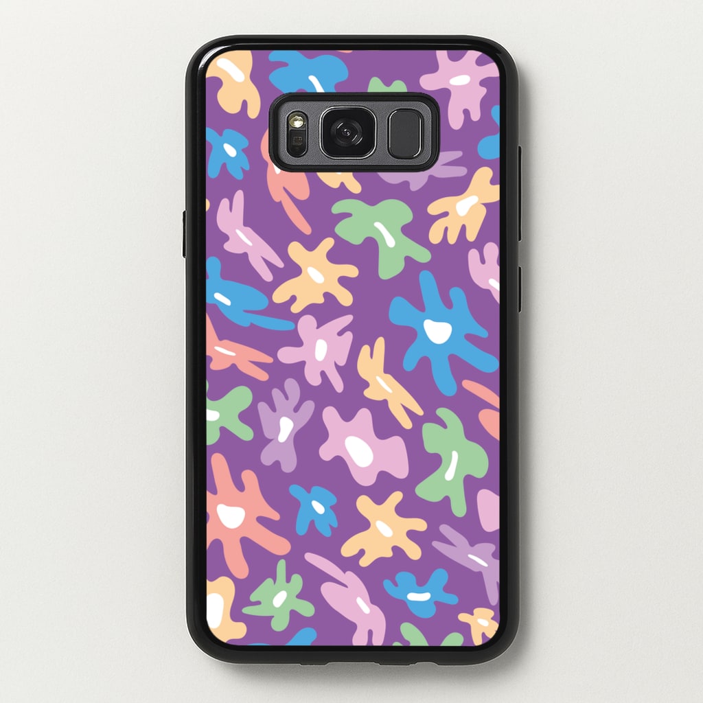 Abstract Flowers- Floral Patterns - Floral Patterns Phone Case for Galaxy S8