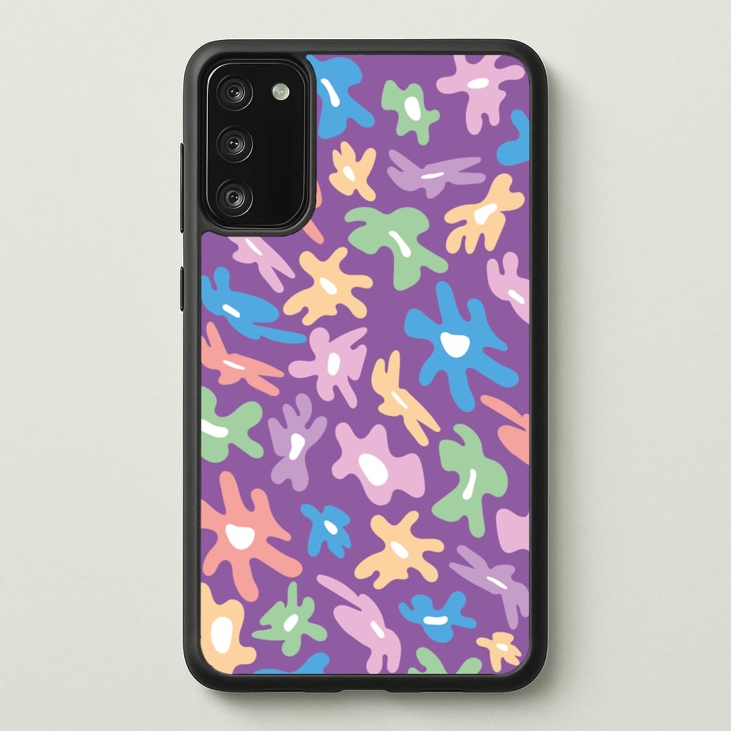 Abstract Flowers- Floral Patterns - Floral Patterns Phone Case for Galaxy S20