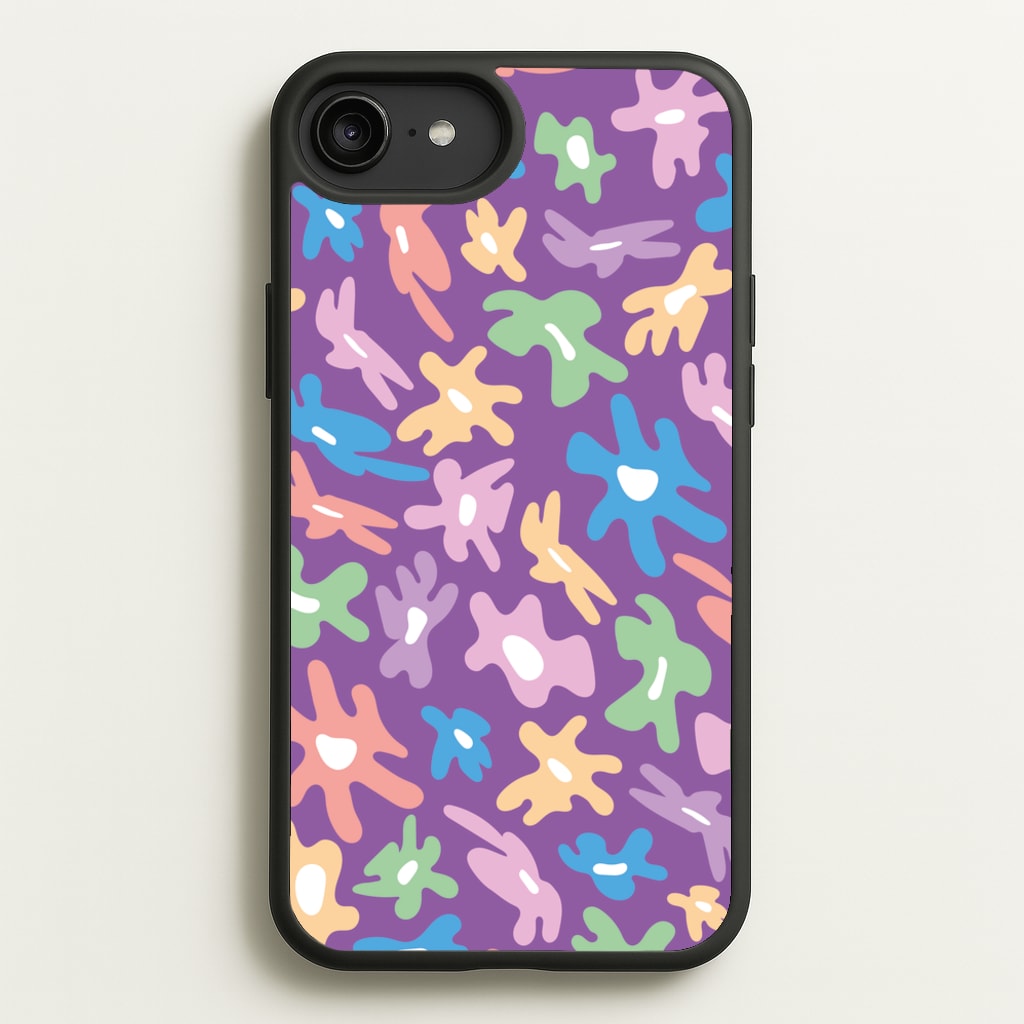 Abstract Flowers- Floral Patterns - Floral Patterns Phone Case for iPhone 6 Plus / 7 Plus / 8 Plus