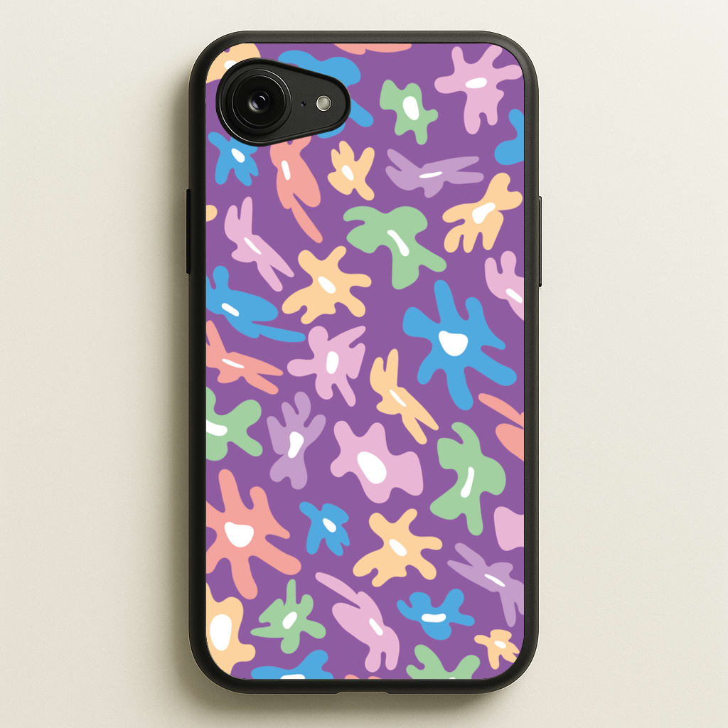 Abstract Flowers- Floral Patterns - Floral Patterns Phone Case for iPhone 16e