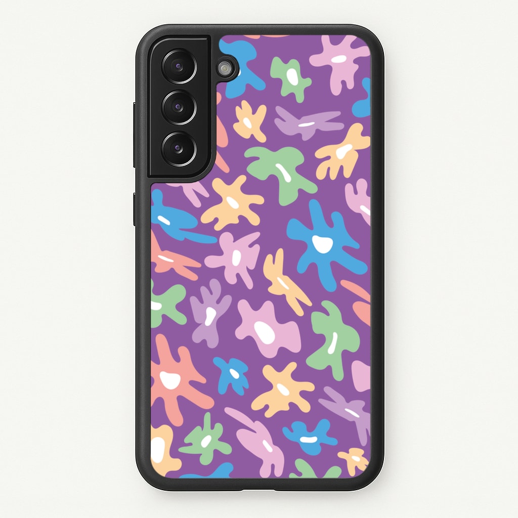 Abstract Flowers- Floral Patterns - Floral Patterns Phone Case for Galaxy S21