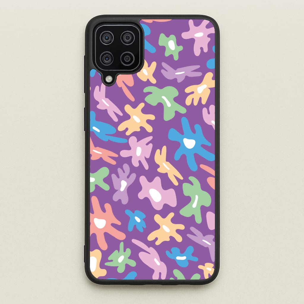 Abstract Flowers- Floral Patterns - Floral Patterns Phone Case for Galaxy A12