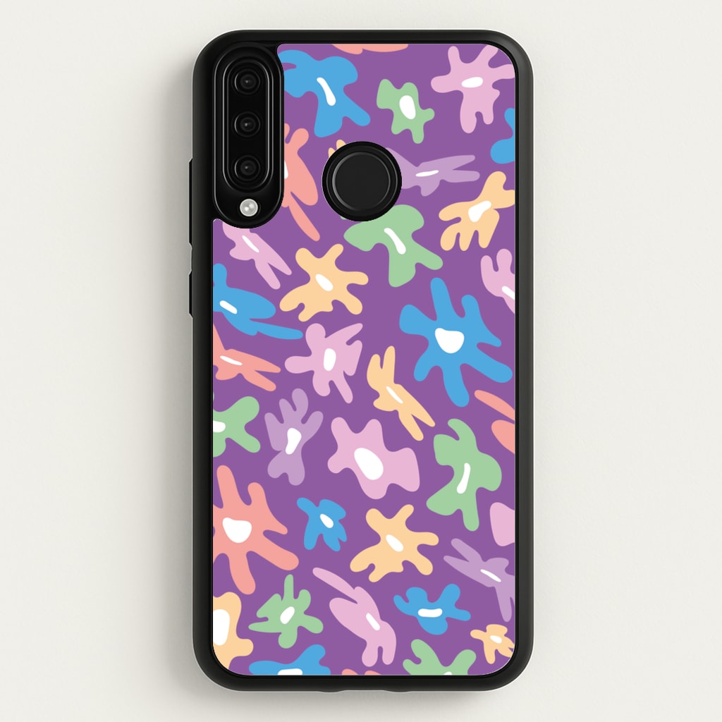 Abstract Flowers- Floral Patterns - Floral Patterns Phone Case for Huawei P30 Lite