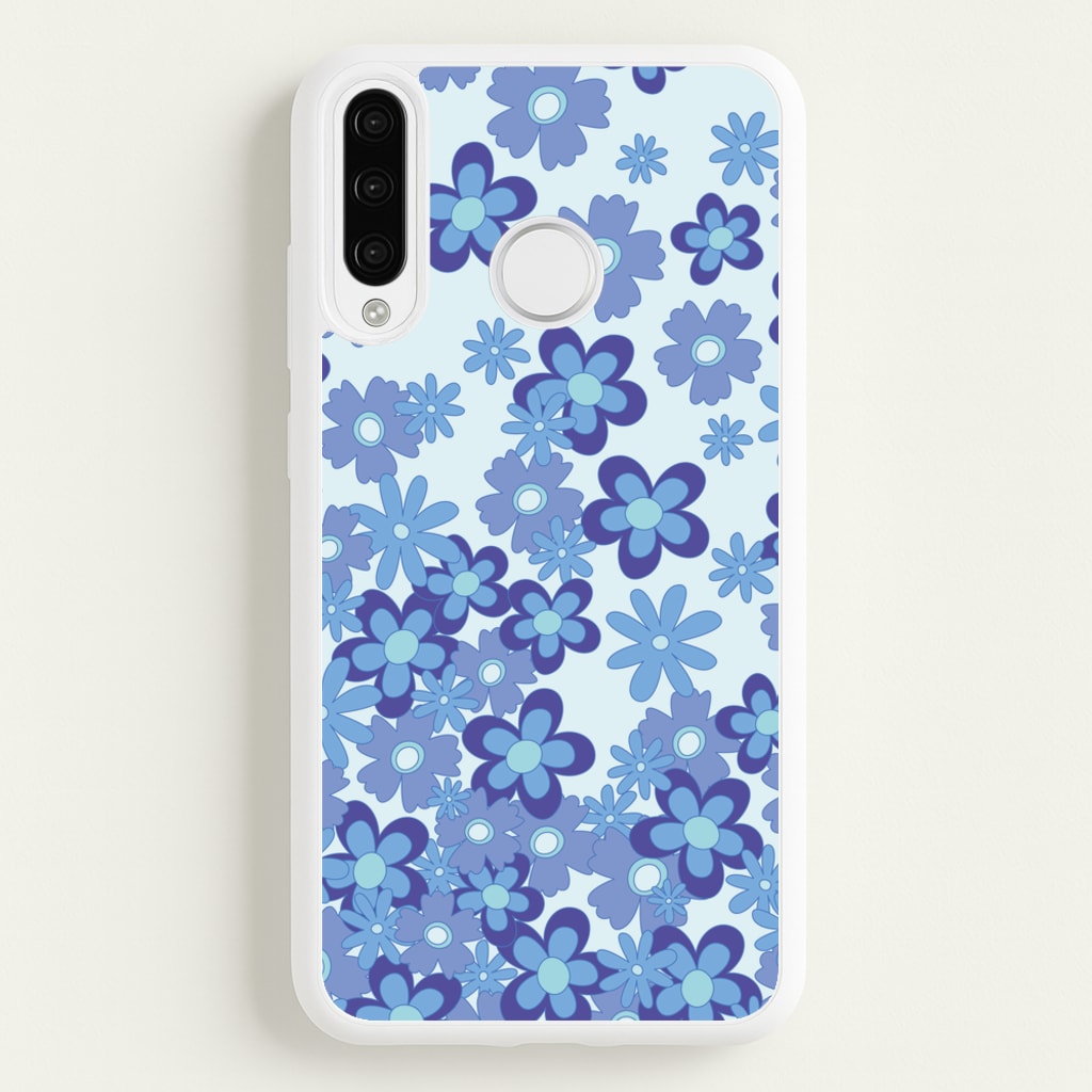 Blue Flowers - Floral Patterns - Floral Patterns Phone Case for Huawei P30 Pro