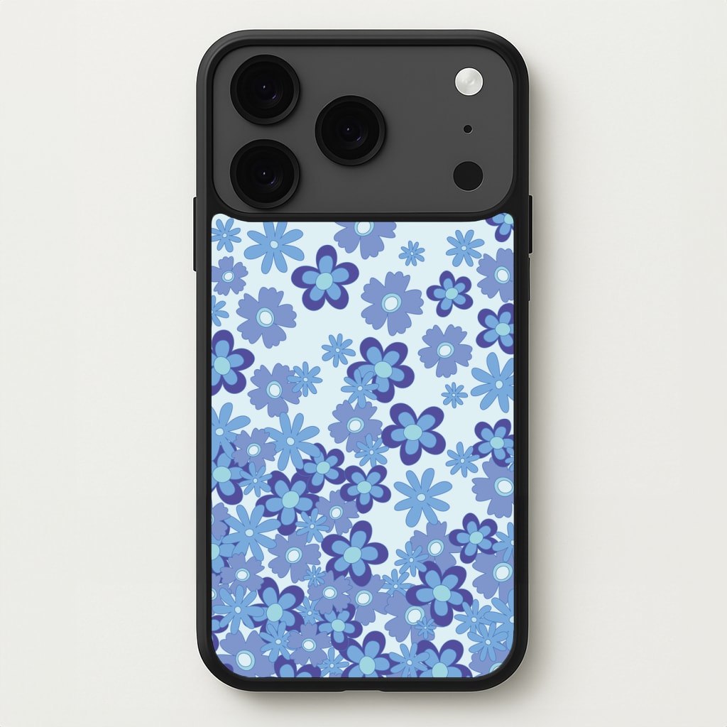 Blue Flowers - Floral Patterns Phone Case for iPhone 17 Pro