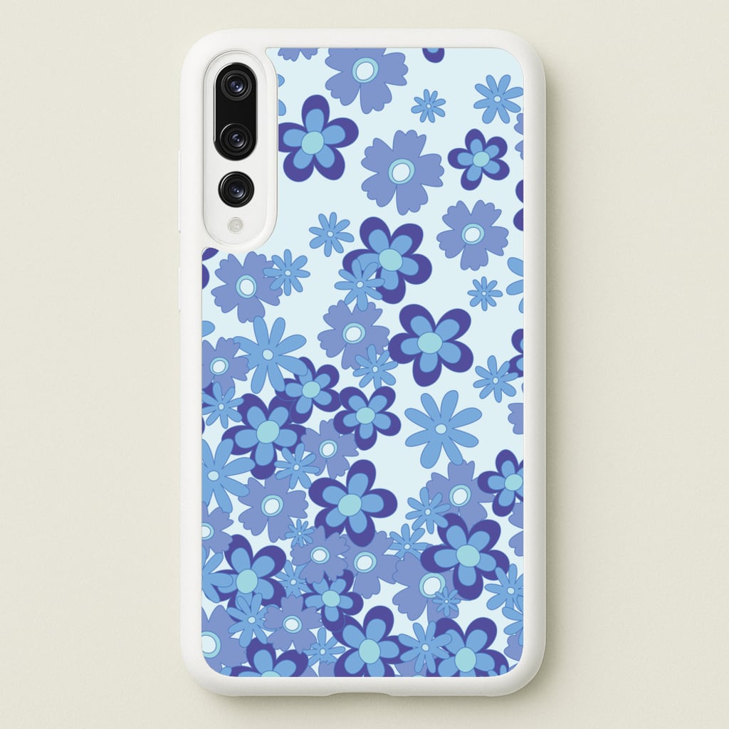 Blue Flowers - Floral Patterns - Floral Patterns Phone Case for Huawei P20 Pro