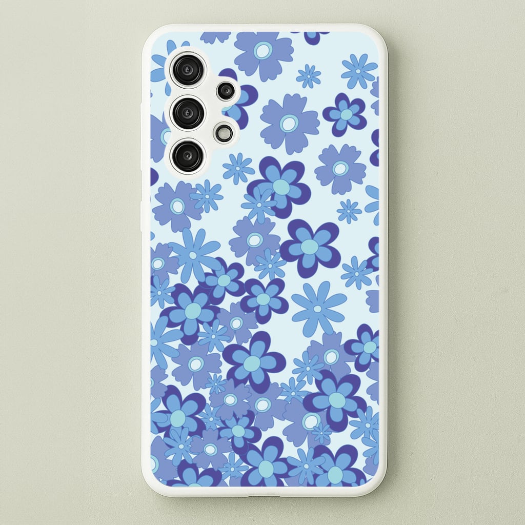 Blue Flowers - Floral Patterns - Floral Patterns Phone Case for Galaxy A13