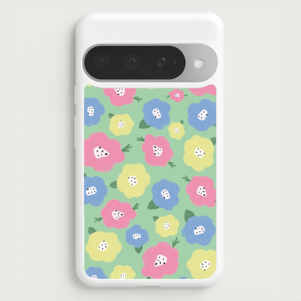 Painted Flowers - Floral Patterns Phone Case for Google Pixel 10 Pro XL