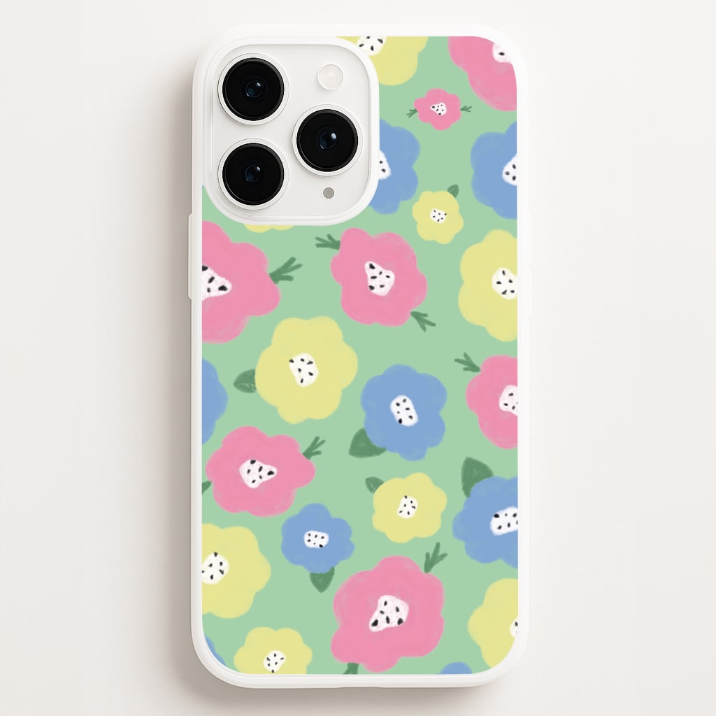 Painted Flowers - Floral Patterns - Floral Patterns Phone Case for iPhone 11 Pro