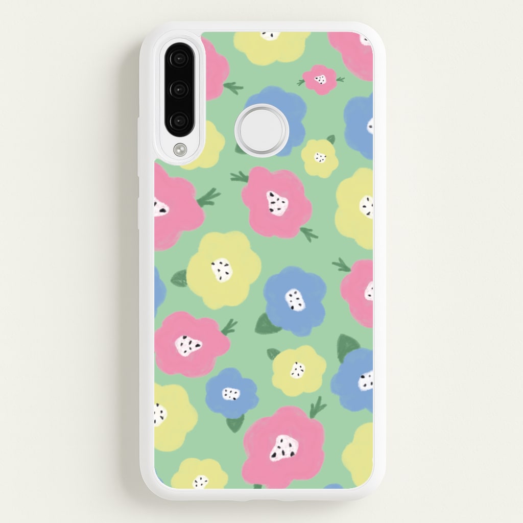 Painted Flowers - Floral Patterns - Floral Patterns Phone Case for Huawei P30 Lite