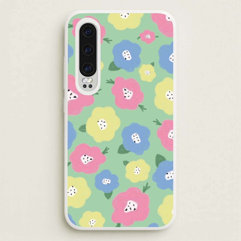 Painted Flowers - Floral Patterns - Floral Patterns Phone Case for Huawei P30
