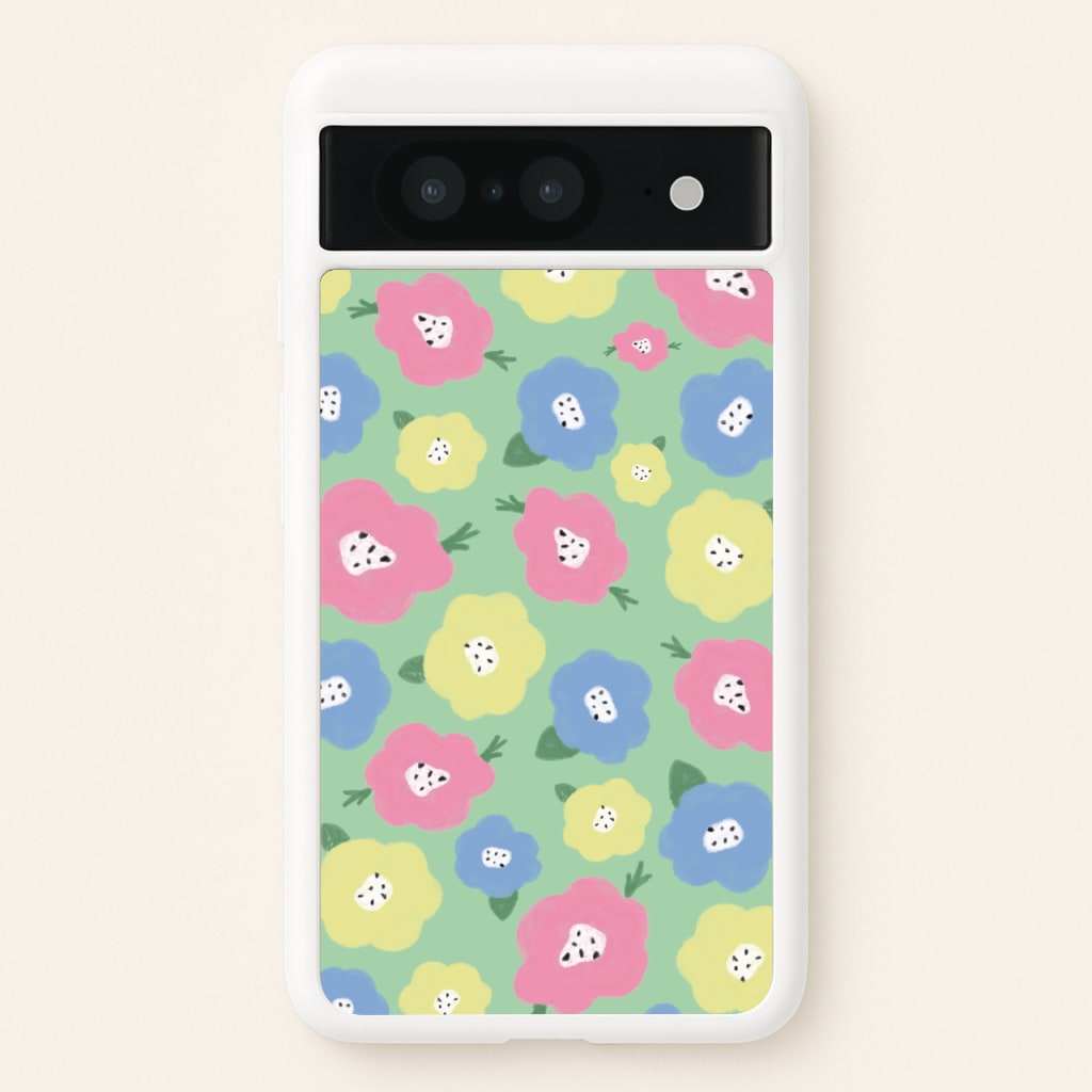 Painted Flowers - Floral Patterns - Floral Patterns Phone Case for Google Pixel 8