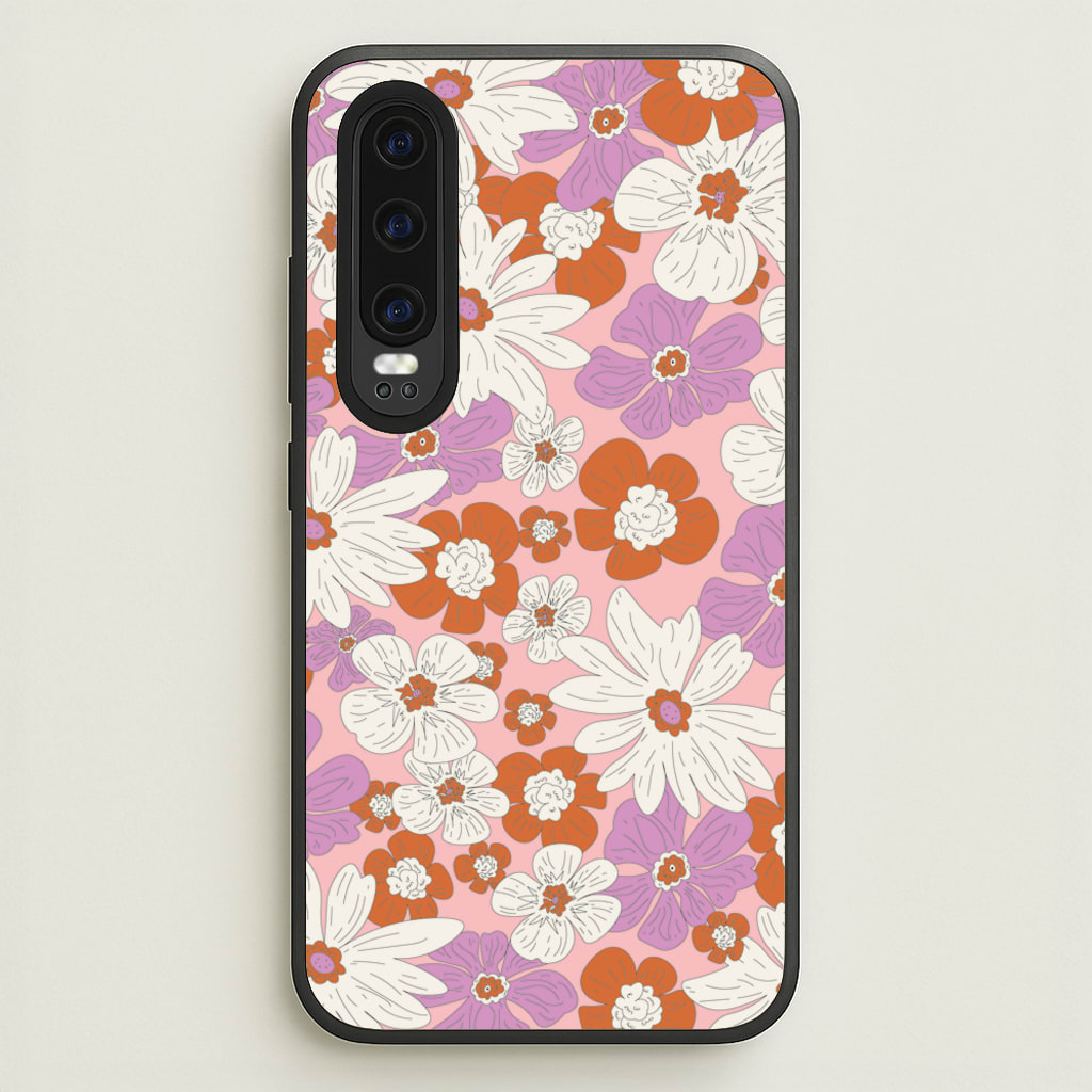 Retro Flowers - Floral Patterns - Floral Patterns Phone Case for Huawei P30