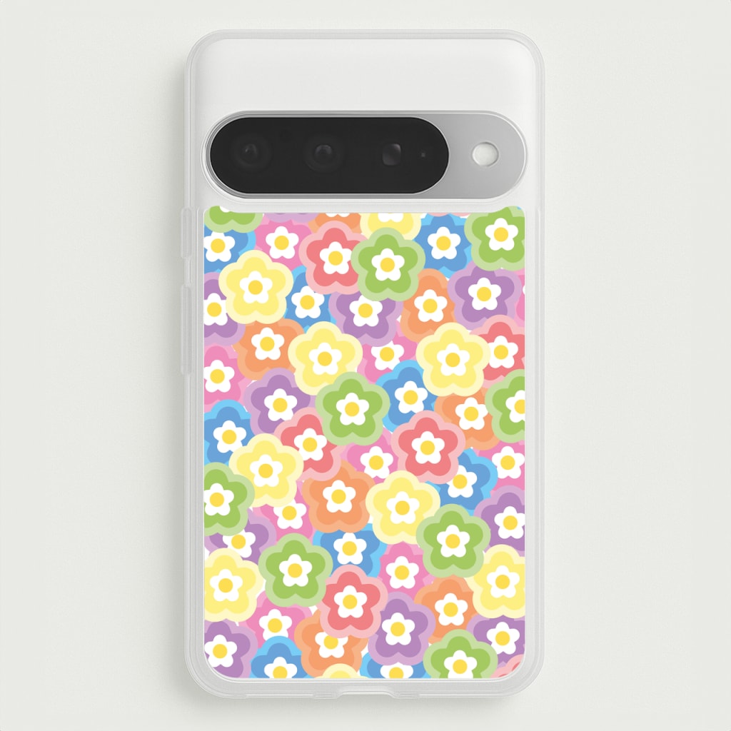 Psychedelic Flowers - Floral Patterns Phone Case for Google Pixel 10 Pro XL