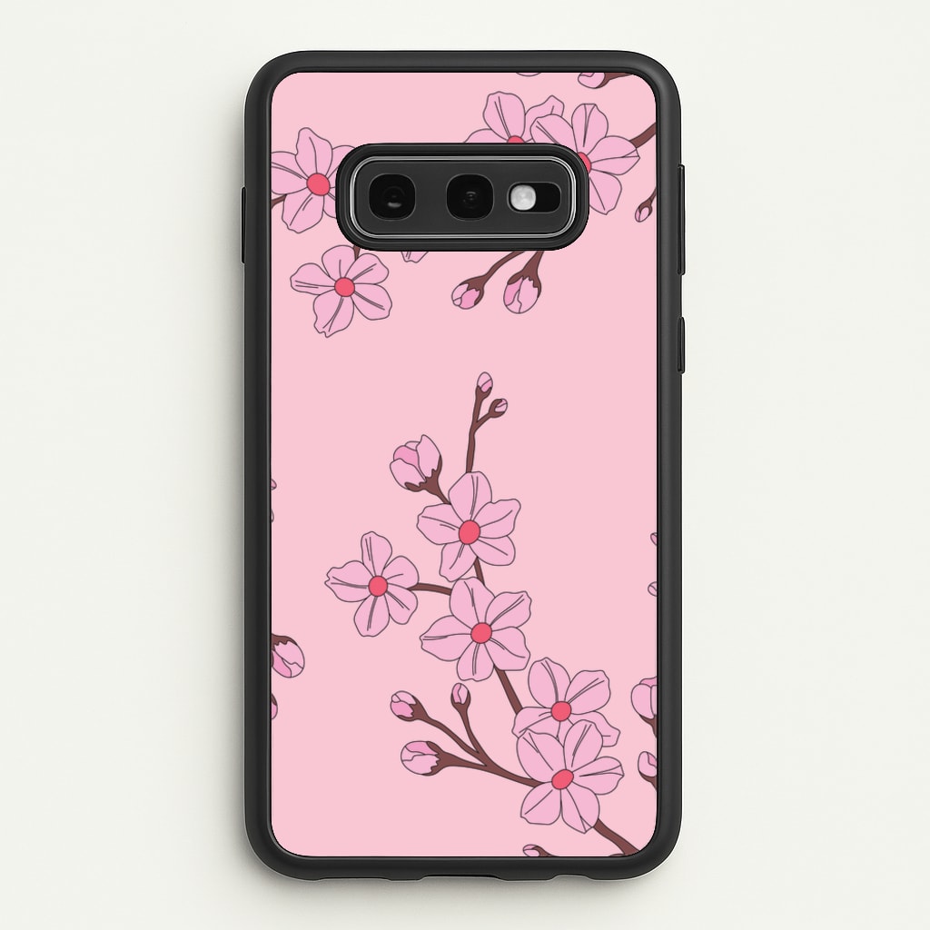 Cherry Blossom Pattern - Floral Phone Case for Galaxy S10e