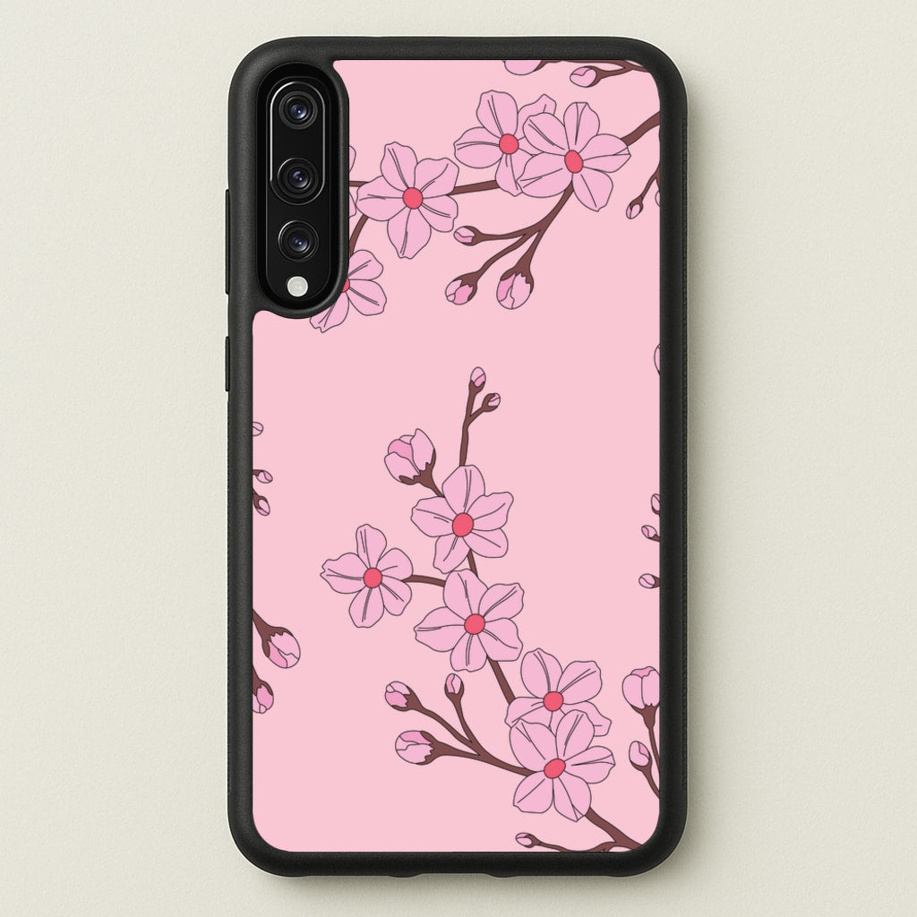 Cherry Blossom Pattern - Floral Phone Case for Huawei P20 Pro