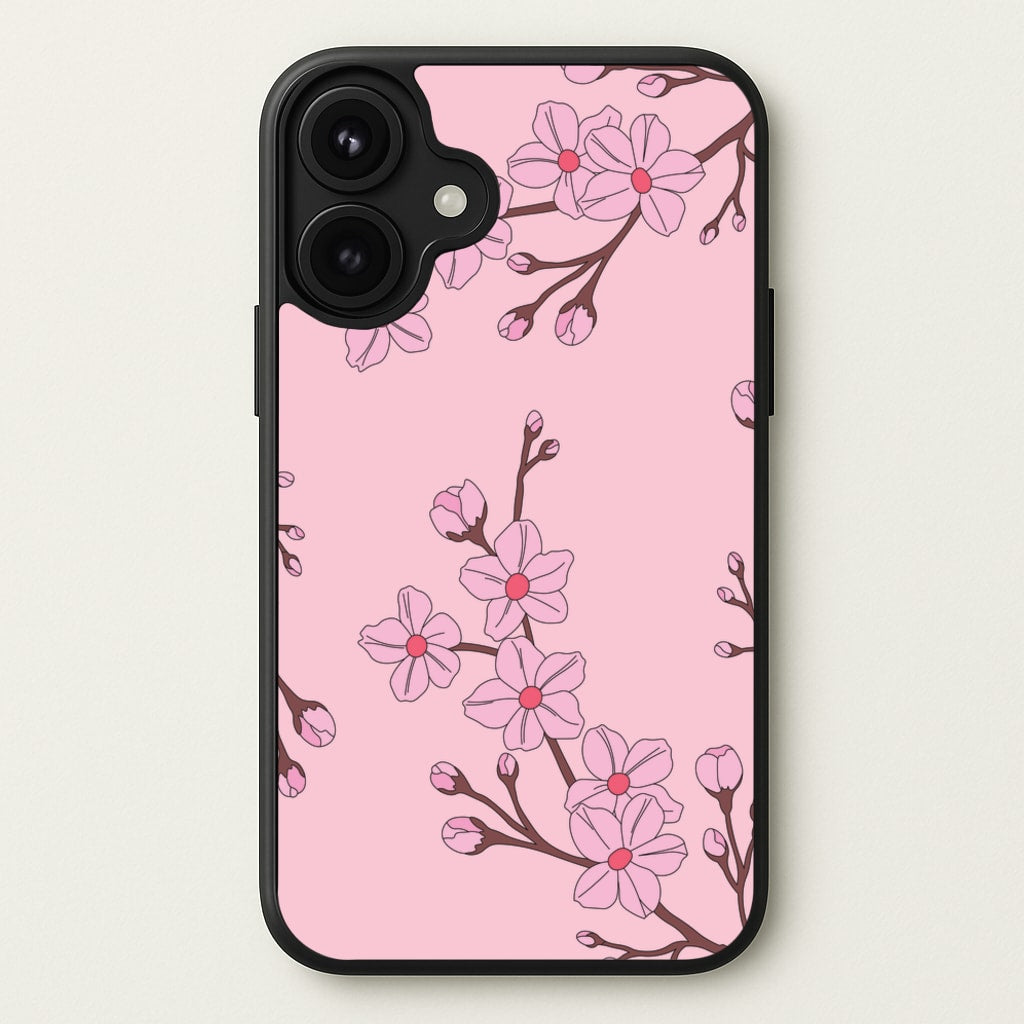 Cherry Blossom Pattern Phone Case for iPhone 17