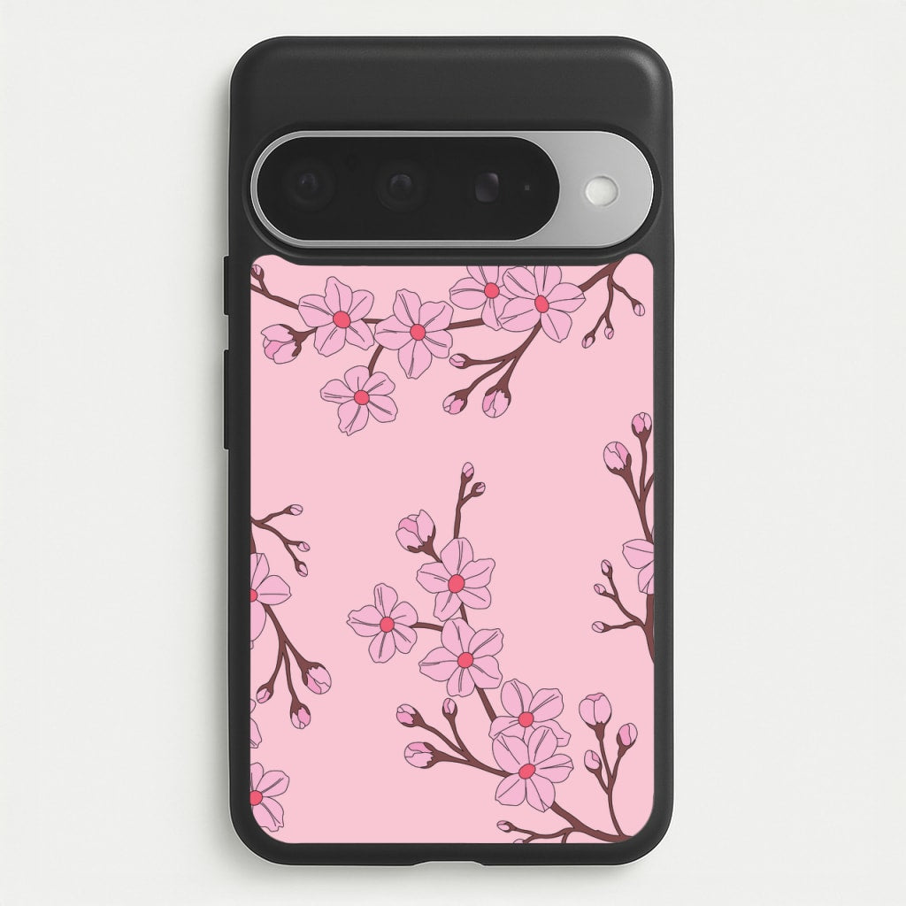 Cherry Blossom Pattern Phone Case for Google Pixel 10 Pro XL