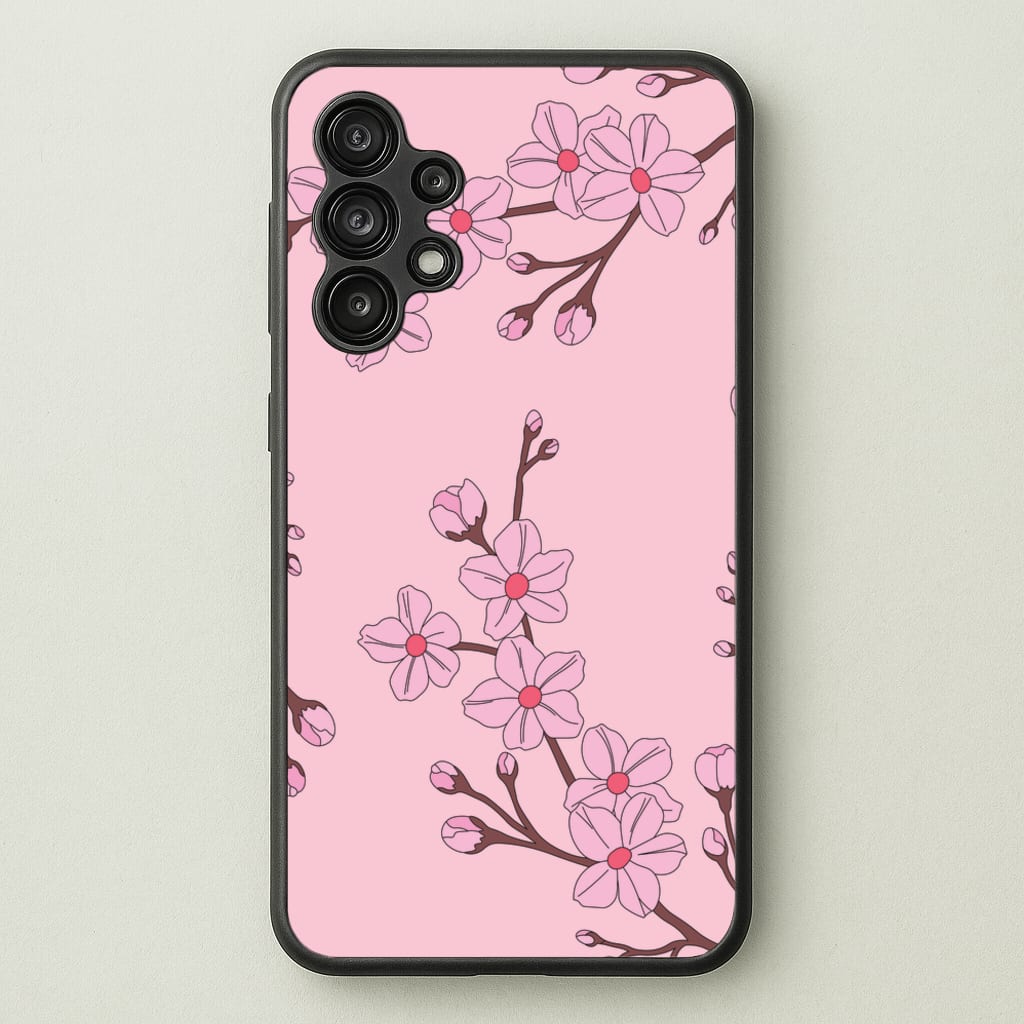 Cherry Blossom Pattern - Floral Phone Case for Galaxy A13