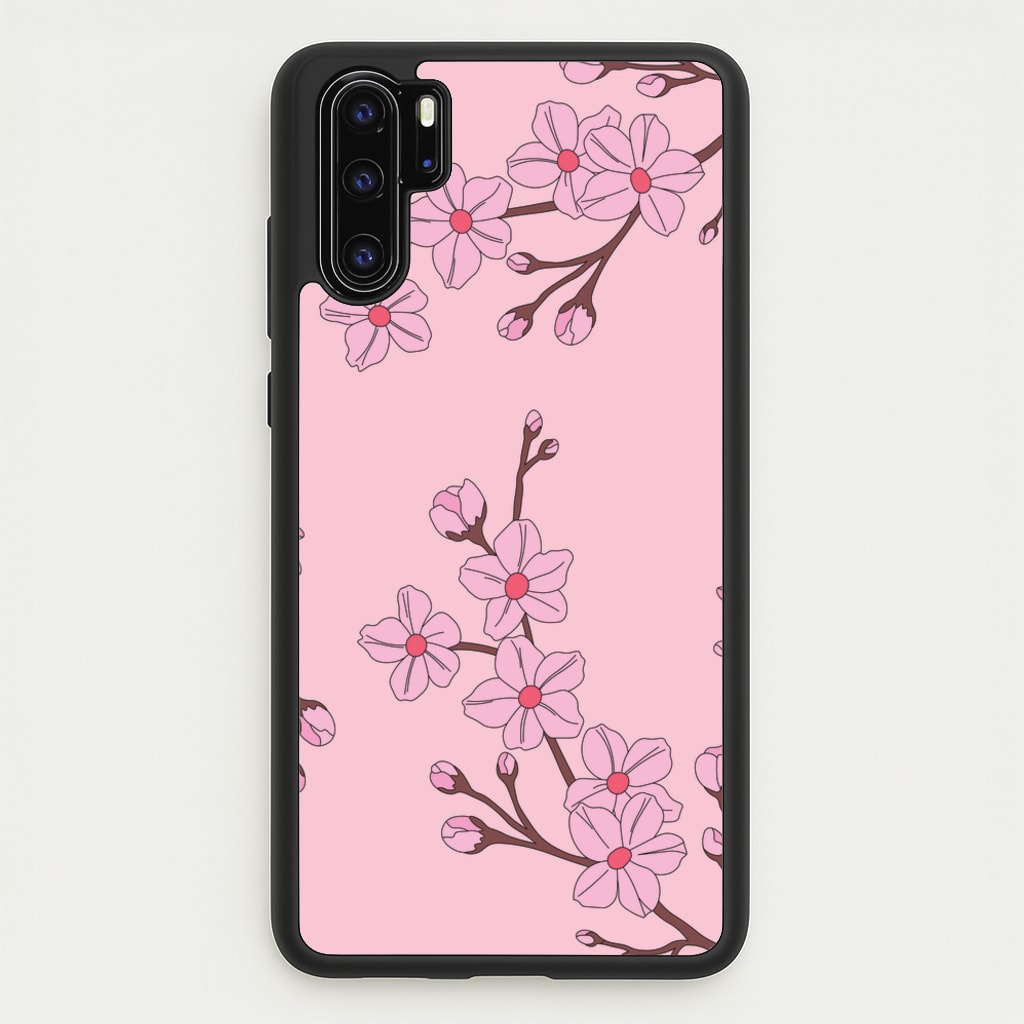Cherry Blossom Pattern - Floral Phone Case for Huawei P30 Pro