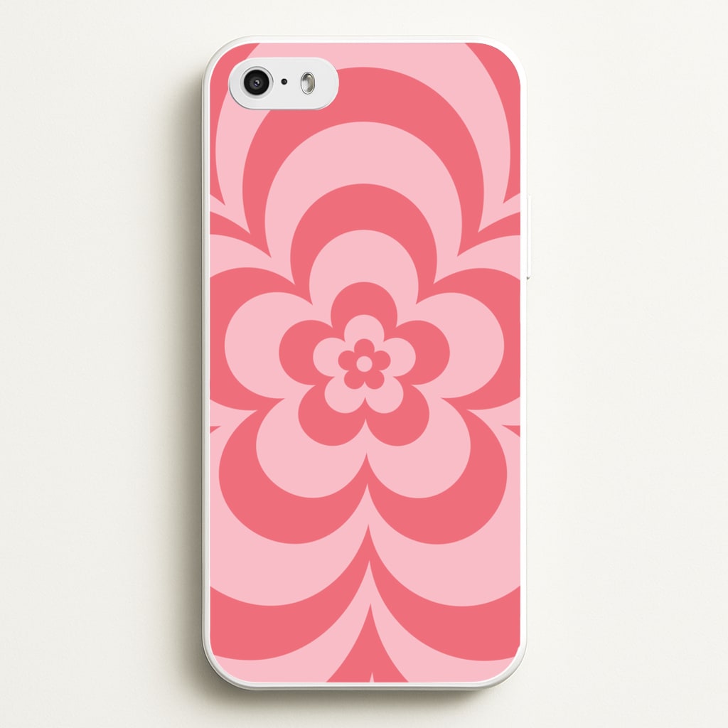 Pink Abstract Flower Pattern - Floral Phone Case for iPhone 5 / 5s / SE 2016