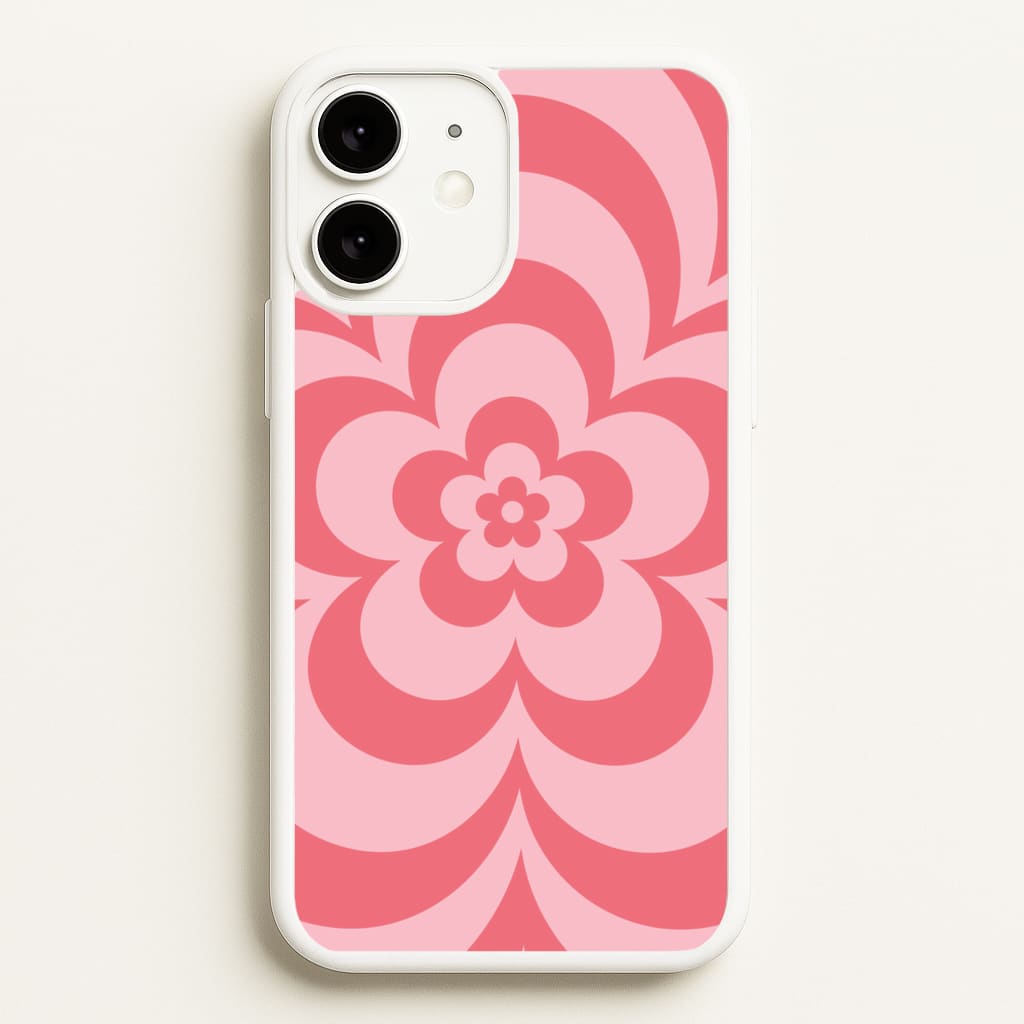 Pink Abstract Flower Pattern - Floral Phone Case for iPhone 11