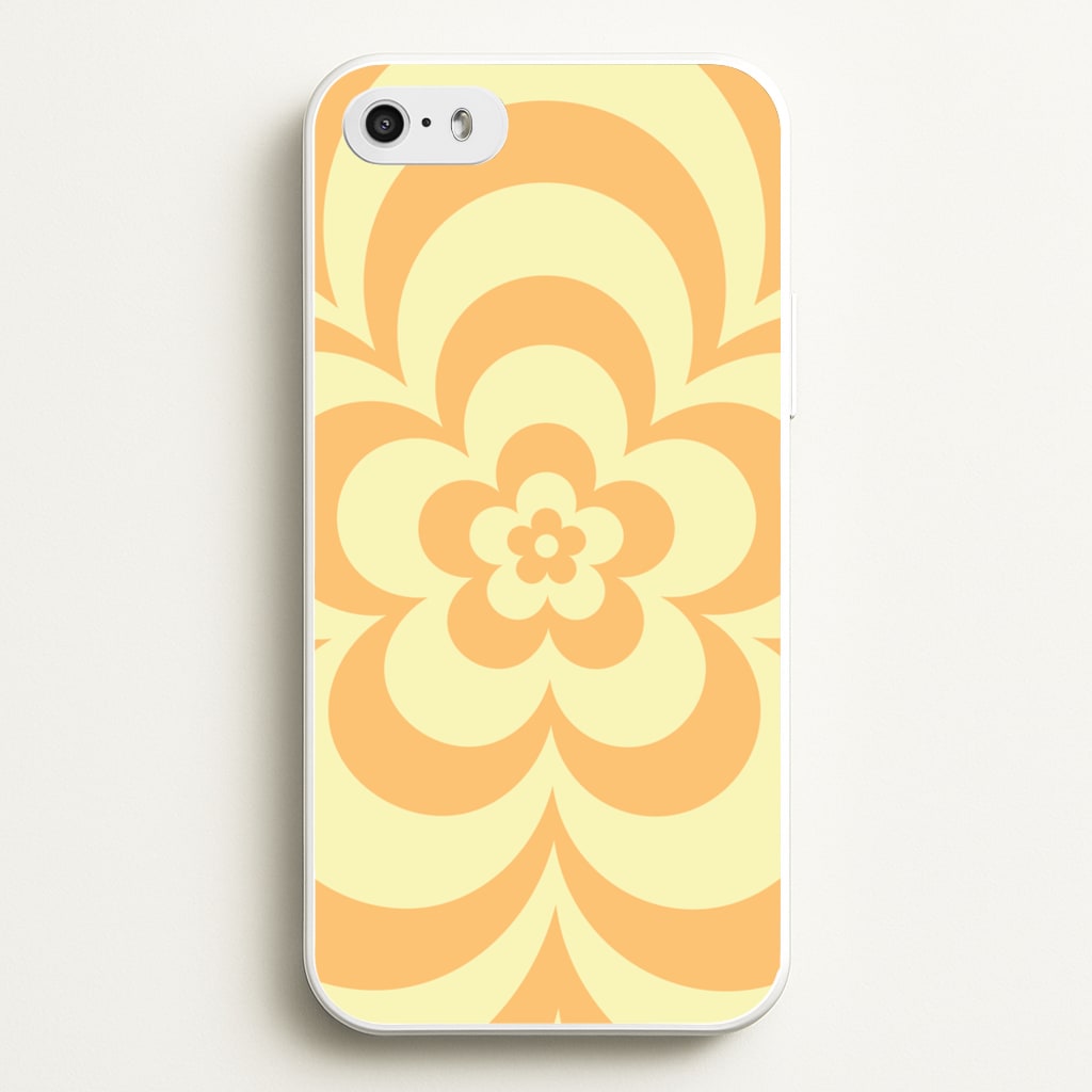 Yellow Abstract Flower Pattern - Floral Phone Case for iPhone 5 / 5s / SE 2016