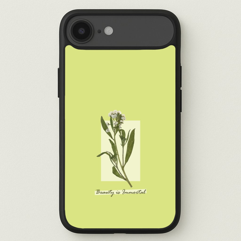 Beauty Is Immortal Press Flower Phone Case for iPhone 17 Air