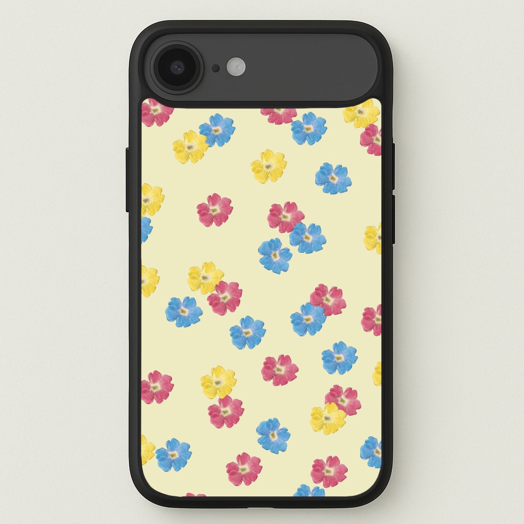 Pastel Pressed Flowers Pattern Phone Case for iPhone 17 Air