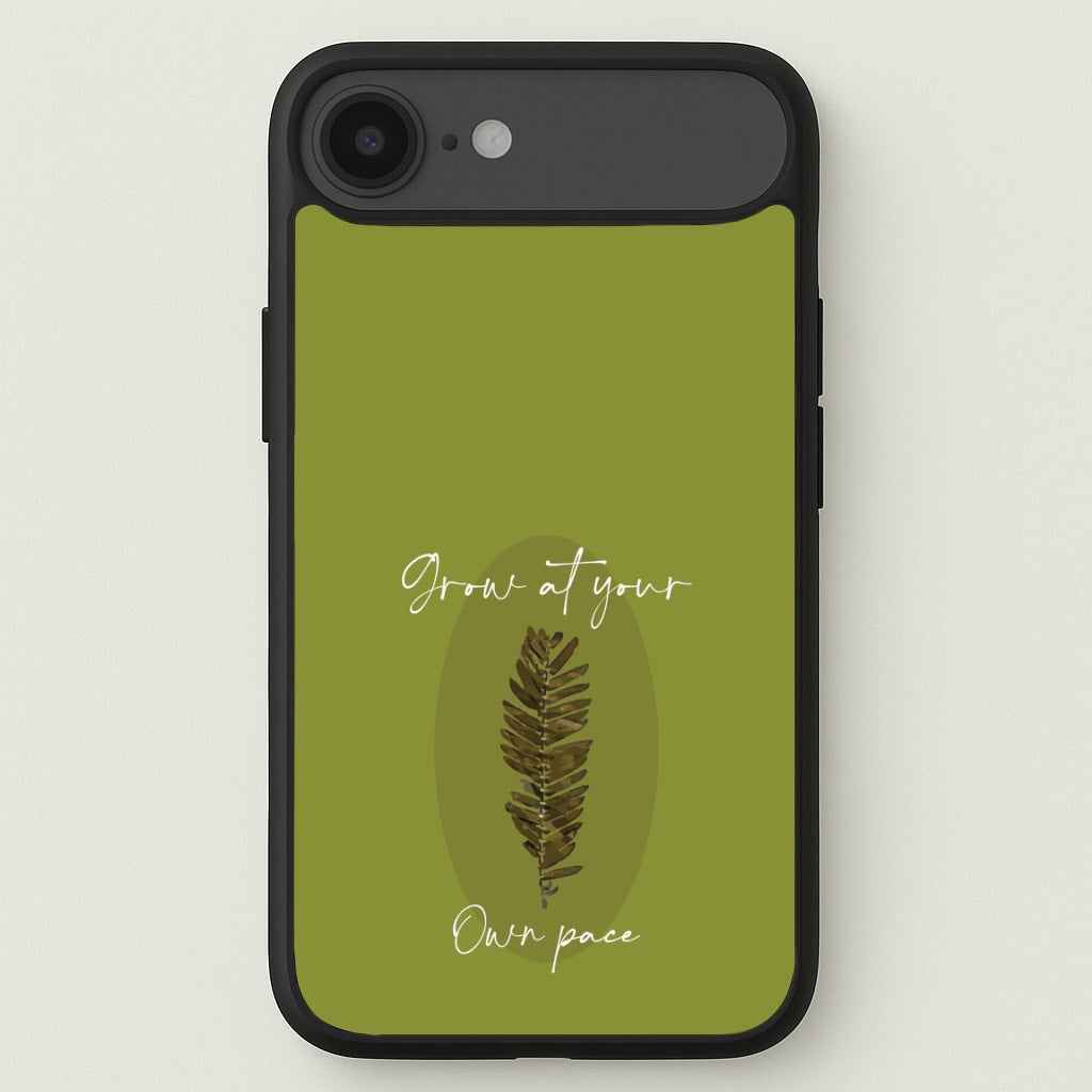 Grow At Your Own Pace Fern Phone Case for iPhone 17 Air