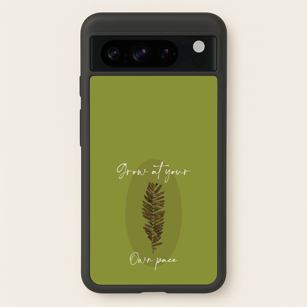 Grow At Your Own Pace Fern - Floral Phone Case for Google Pixel 8 Pro