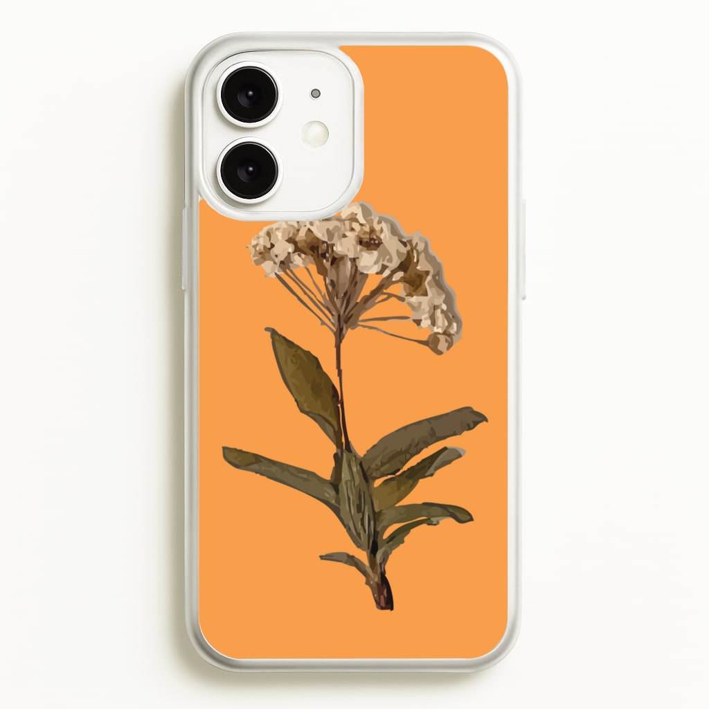 Bright Orange Pressed Flower - Floral Phone Case for iPhone 11