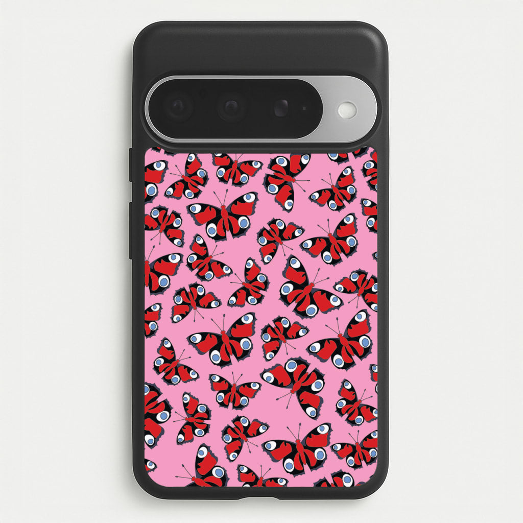 Red Butterfly - Butterfly Patterns Phone Case for Google Pixel 10 Pro XL