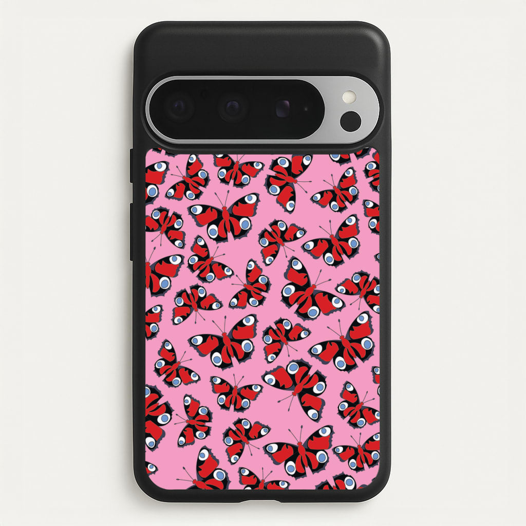 Red Butterfly - Butterfly Patterns - Butterfly Patterns Phone Case for Google Pixel 9 Pro XL