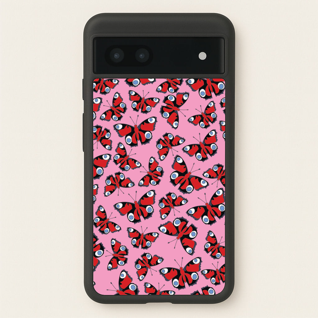 Red Butterfly - Butterfly Patterns - Butterfly Patterns Phone Case for Google Pixel 6a
