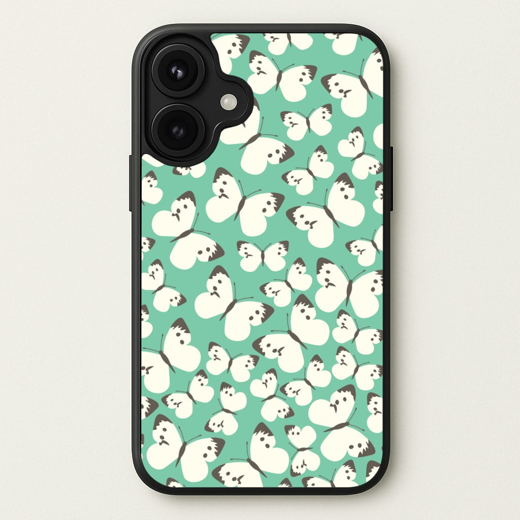 White Butterfly - Butterfly Patterns Phone Case for iPhone 17