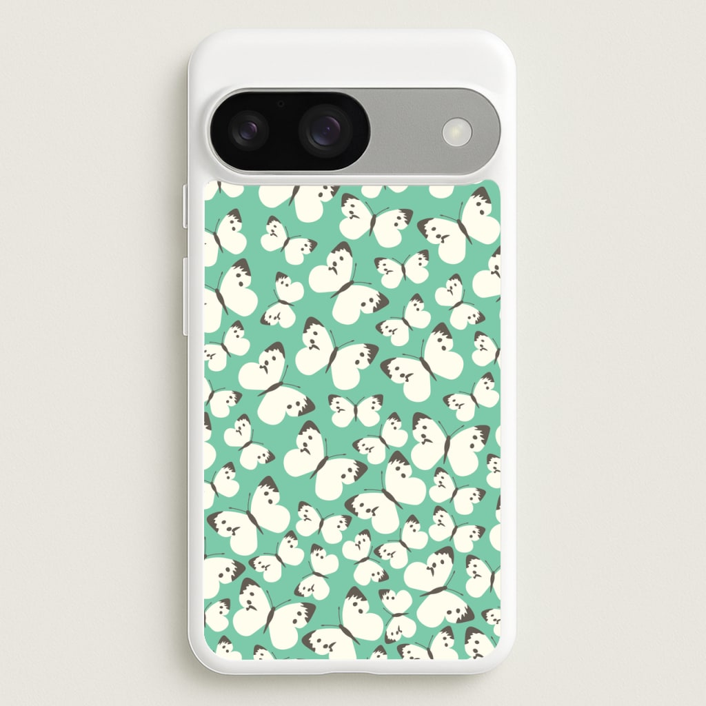 White Butterfly - Butterfly Patterns - Butterfly Patterns Phone Case for Google Pixel 9 / 9 Pro