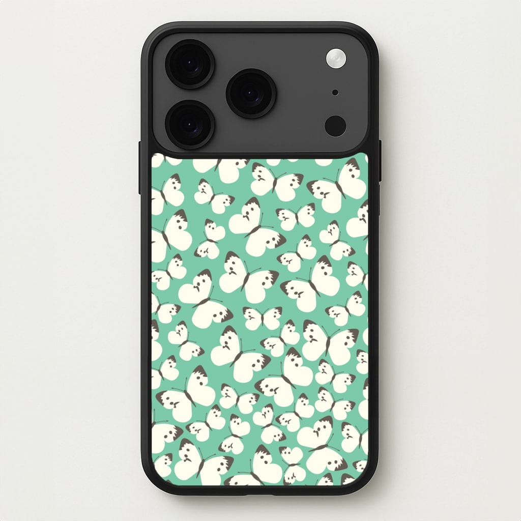 White Butterfly - Butterfly Patterns Phone Case for iPhone 17 Pro