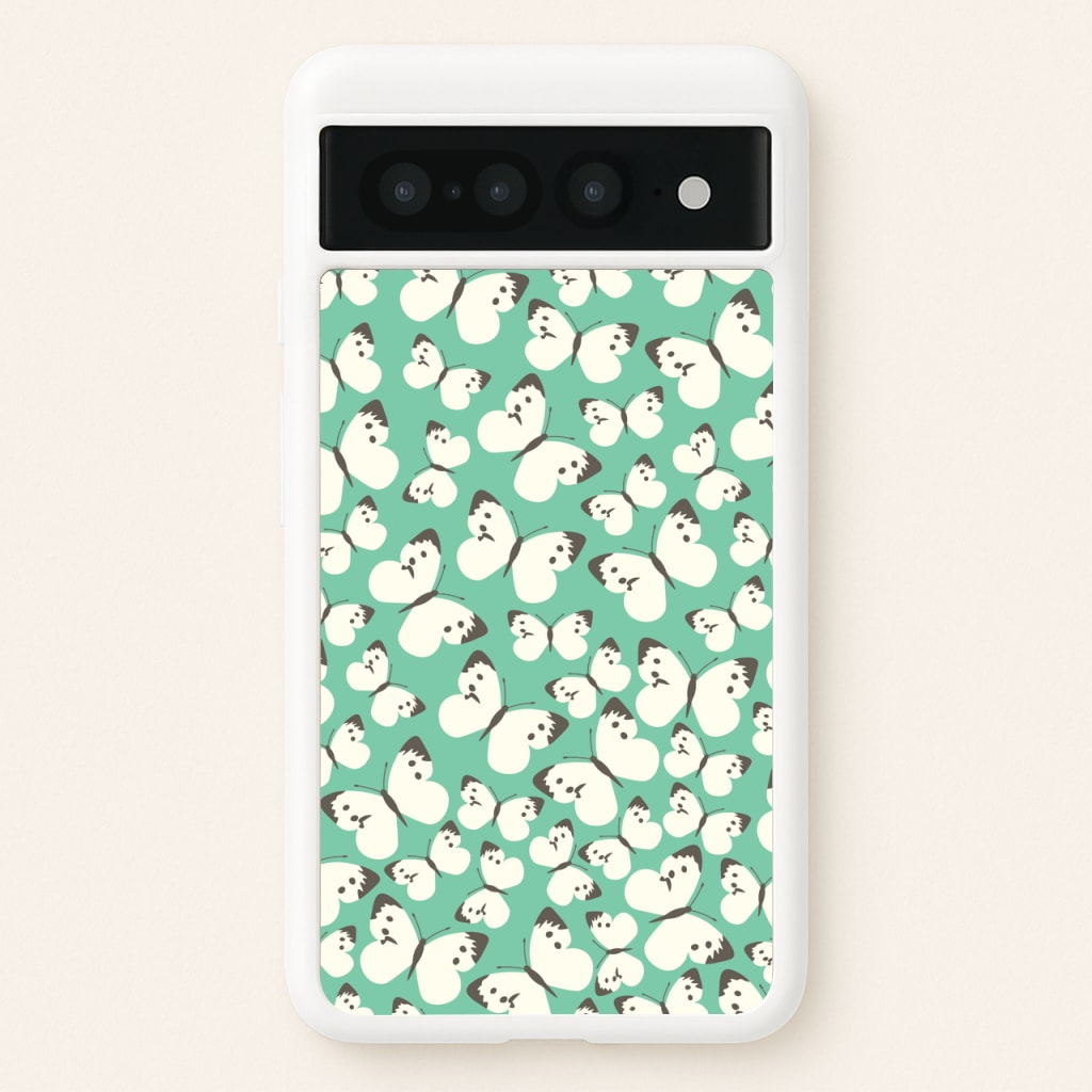 White Butterfly - Butterfly Patterns - Butterfly Patterns Phone Case for Google Pixel 7 Pro