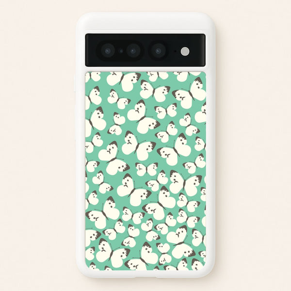 White Butterfly - Butterfly Patterns - Butterfly Patterns Phone Case for Google Pixel 7 Pro