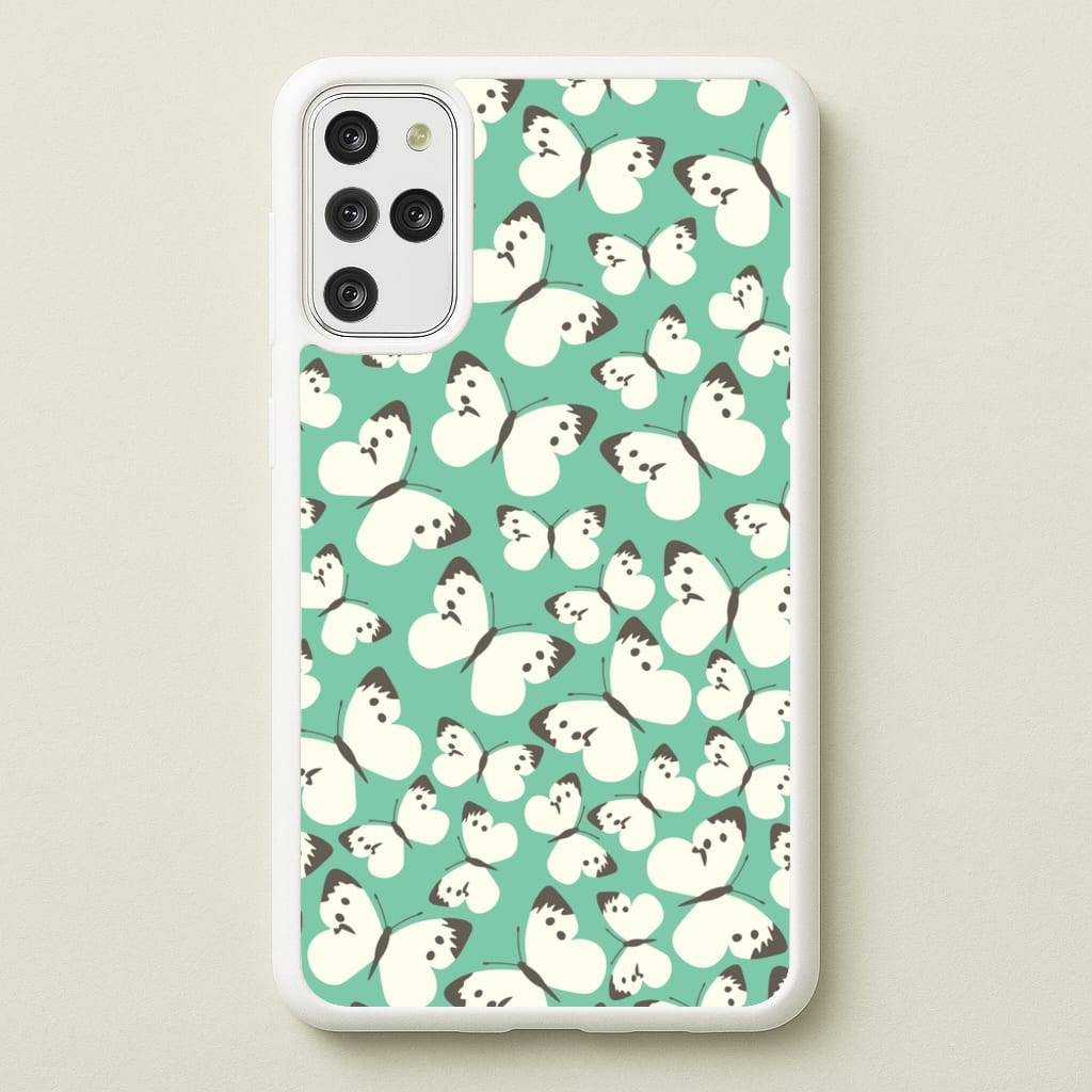 White Butterfly - Butterfly Patterns - Butterfly Patterns Phone Case for Galaxy S20 Plus