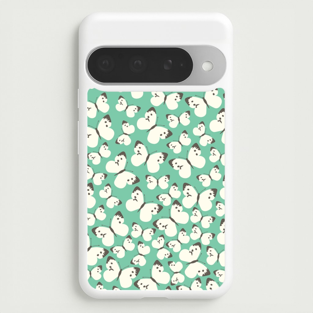 White Butterfly - Butterfly Patterns Phone Case for Google Pixel 10 Pro XL