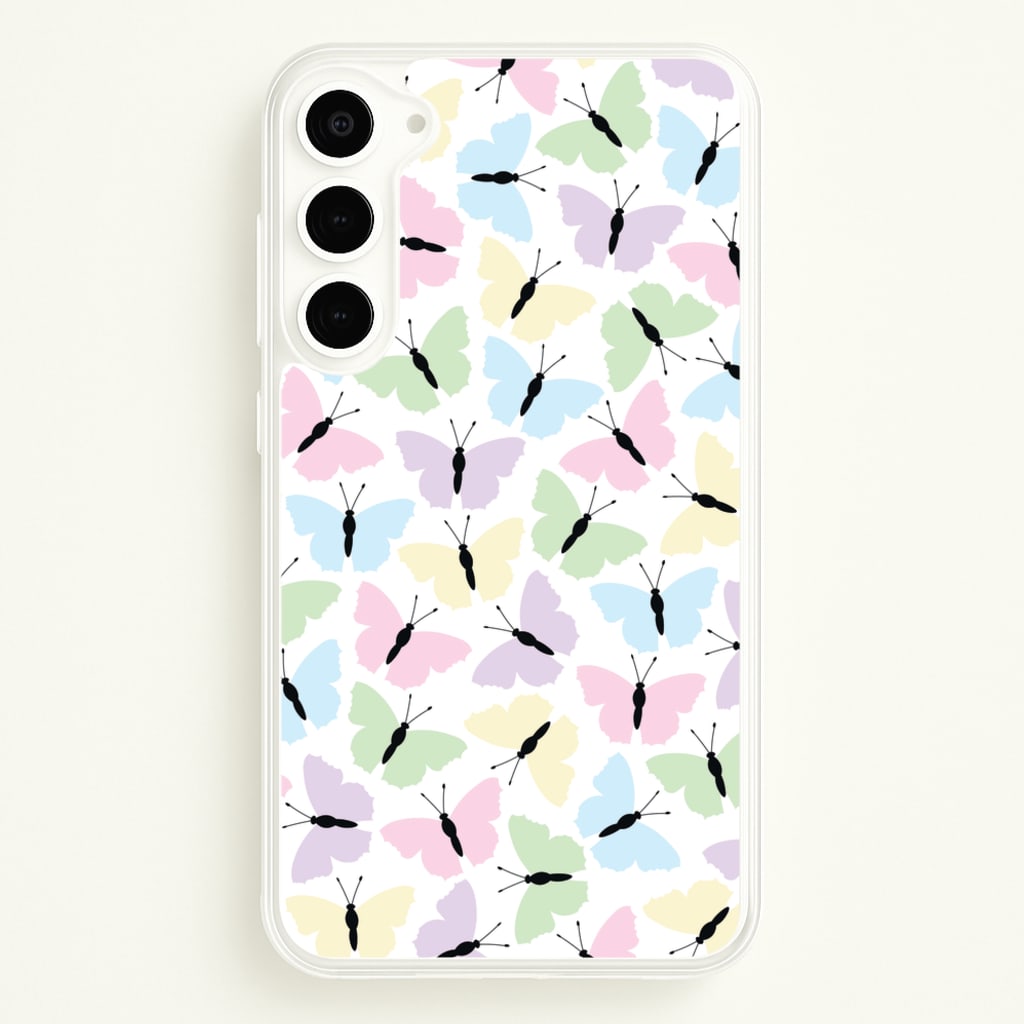 Multi Coloured Butterfly - Butterfly Patterns - Butterfly Patterns Phone Case for Galaxy S23 Plus