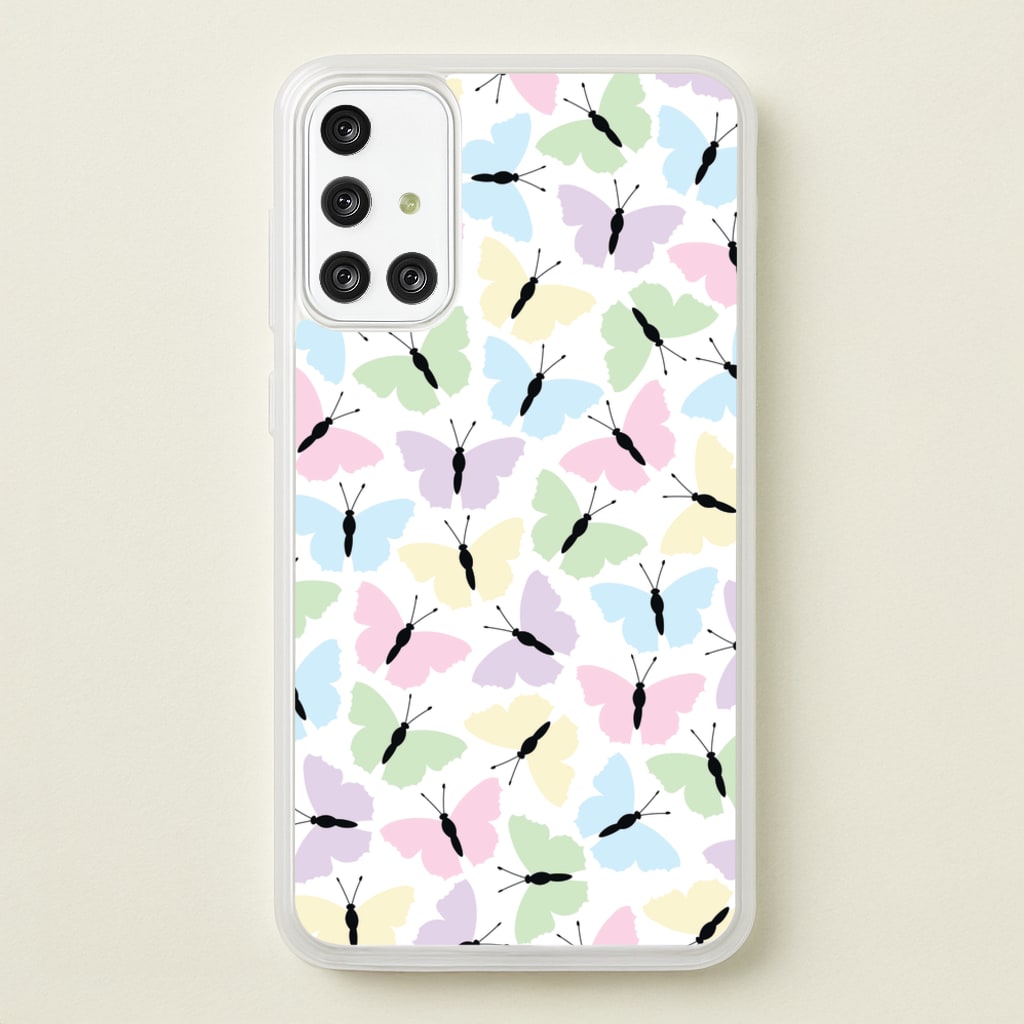 Multi Coloured Butterfly - Butterfly Patterns - Butterfly Patterns Phone Case for Galaxy A71