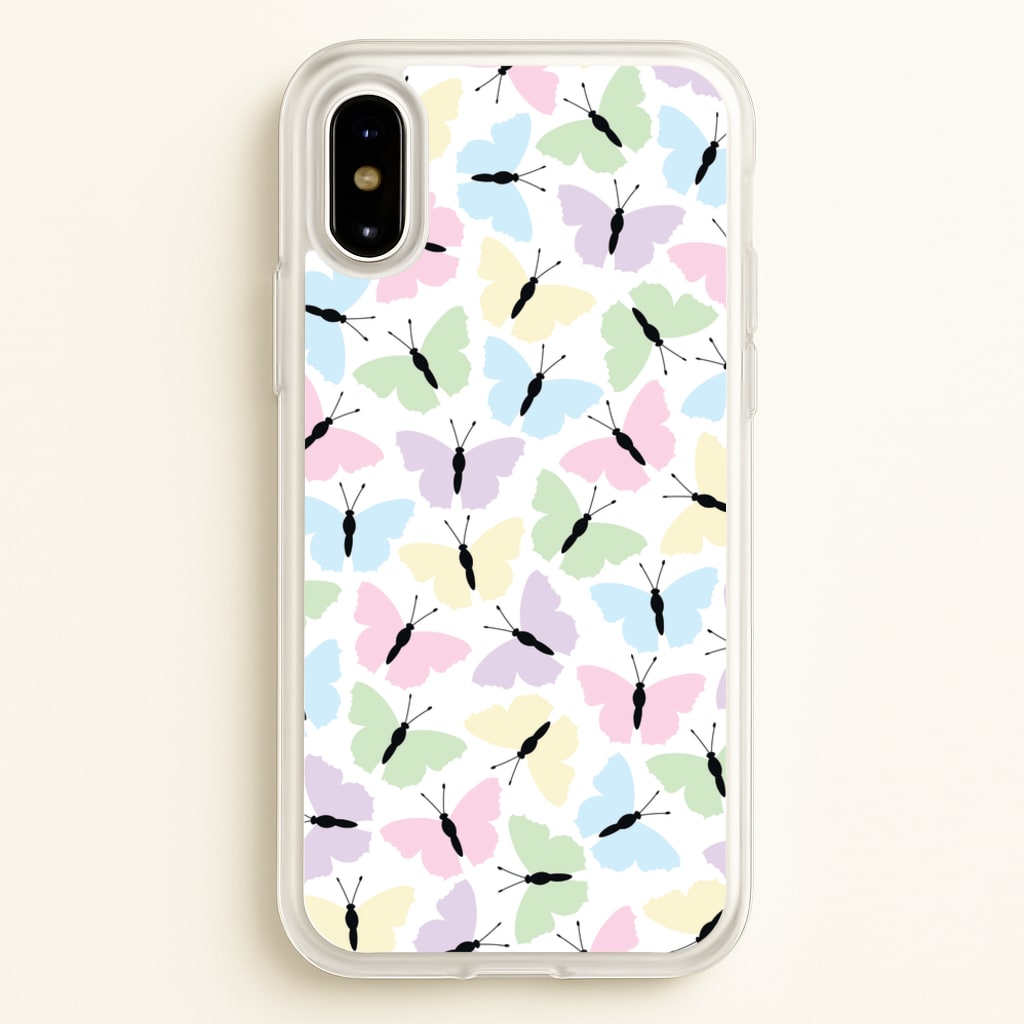Multi Coloured Butterfly - Butterfly Patterns - Butterfly Patterns Phone Case for iPhone X / XS